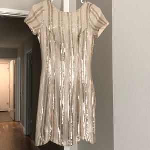 Dainty Hooligan gold sequin dress M